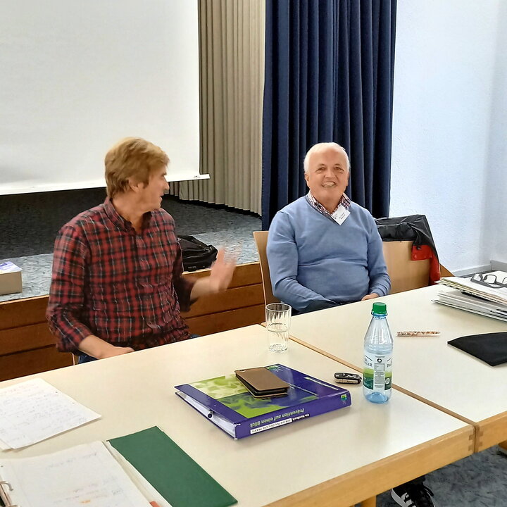 Kriminalhauptkomisiar Stürmer und Otto Ripperger
